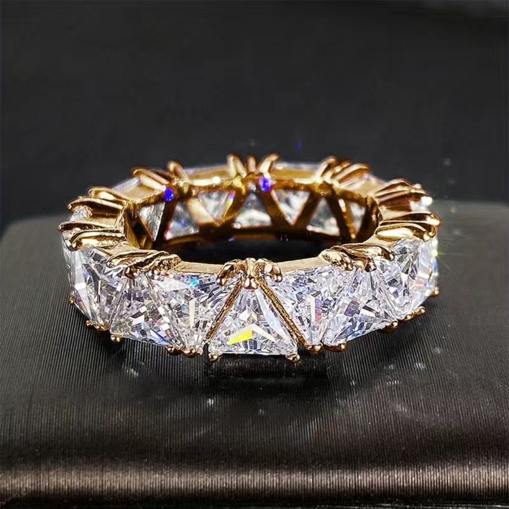 Zircon 18k Yellow Gold Plated Ring NWT